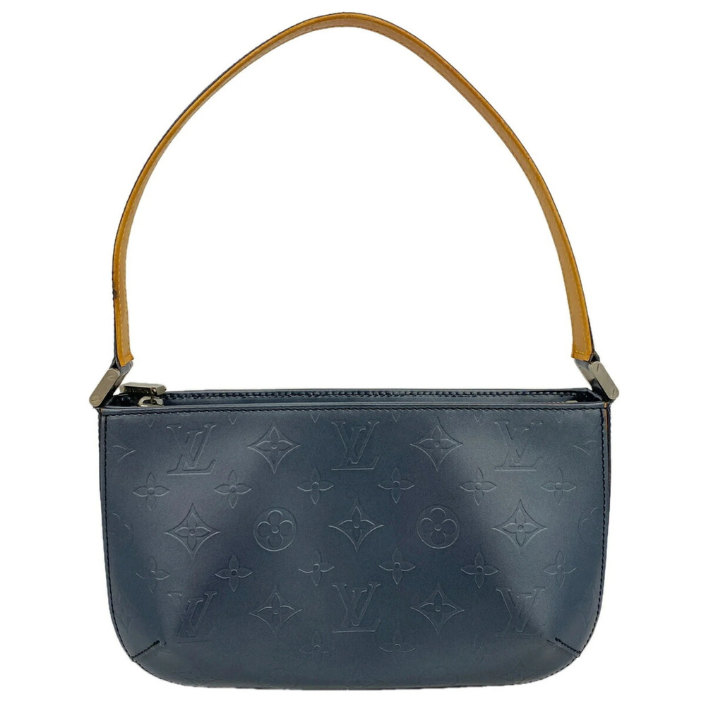 Louis Vuitton Monogram Mat Fowler Shoulder Bag M55145 Blue Women's